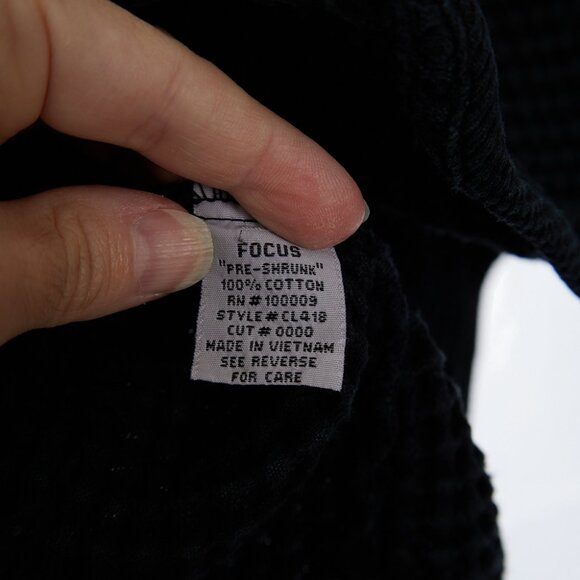 Focus Casual Life Lagenlook Waffleknit Button Front Top Women's Small - Picture 5 of 6